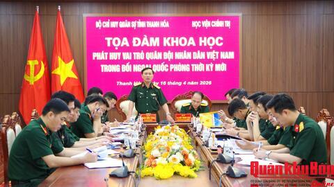 Học viện Chính trị khảo sát, tọa đàm khoa học tại tỉnh Thanh Hóa