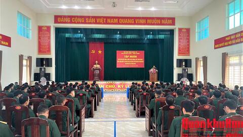 Bộ Chỉ huy Quân sự tỉnh Quảng Trị tập huấn cán bộ sĩ quan, quân nhân chuyên nghiệp mới tuyển dụng năm 2026