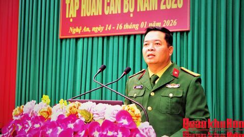 Cục Hậu cần - Kỹ thuật Quân khu 4 tập huấn cán bộ năm 2026