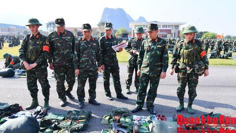 Sư đoàn 324 (Quân khu 4) kiểm tra công tác sẵn sàng chiến đấu bảo vệ Đại hội đại biểu toàn quốc lần thứ XIV của Đảng