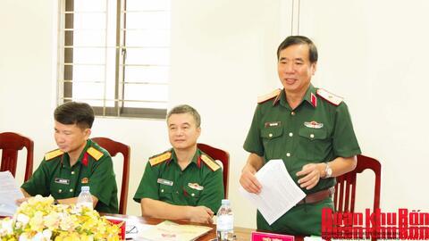 Thiếu tướng Phạm Văn Đông dự Hội nghị Đảng ủy Lữ đoàn Phòng không 283