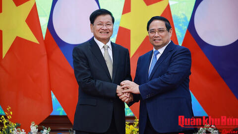 Đưa quan hệ hai nước Việt Nam-Lào phát triển ngày càng đi vào chiều sâu