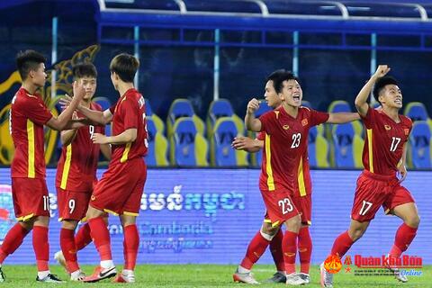 Đánh bại U23 Thái Lan, U23 Việt Nam vào bán kết Giải Đông Nam Á