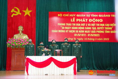 Phát động thi đua chào mừng kỷ niệm 50 năm Ngày giải phóng tỉnh Quảng Trị