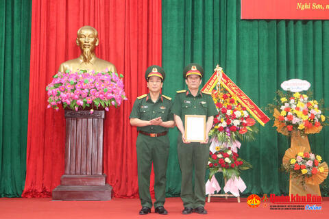 Thanh Hóa: Thành lập Trung đội Dân quân thường trực thị xã Nghi Sơn