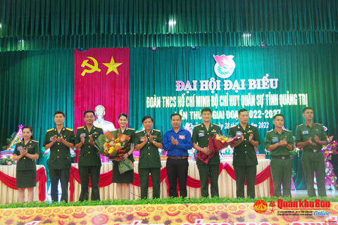 Đại hội đại biểu Đoàn Thanh niên Cộng sản Hồ Chí Minh Bộ Chỉ huy Quân sự tỉnh Quảng Trị lần thứ X thành công tốt đẹp