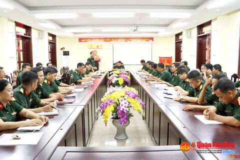 Bộ Chỉ huy Quân sự tỉnh Thừa Thiên Huế: Sơ kết công tác hậu cần 6 tháng đầu năm 2022