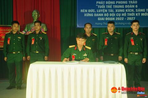 Bộ Chỉ huy Quân sự tỉnh Thừa Thiên Huế phát động Phong trào Thanh niên