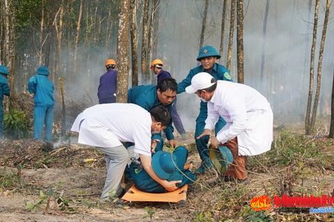 Tỉnh Quảng Trị: Ứng trực 24/24 giờ để phòng, chống cháy rừng