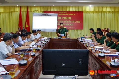 Bộ Chỉ huy Quân sự tỉnh Quảng Trị: Hiệp đồng nhiệm vụ diễn tập khu vực phòng thủ tỉnh năm 2023