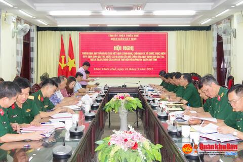 Tỉnh ủy Thừa Thiên Huế: Giám sát việc thực hiện Quy định của Bộ Chính trị đối với Đảng ủy Quân sự tỉnh