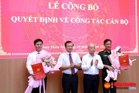Chỉ huy trưởng Bộ Chỉ huy Quân sự tỉnh Thừa Thiên Huế tham gia Ban Chấp hành Đảng bộ tỉnh