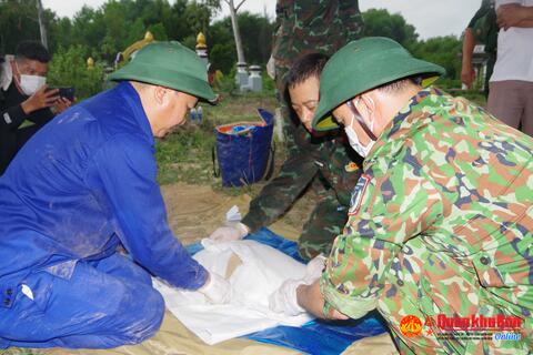 Bộ Chỉ huy Quân sự tỉnh Thừa Thiên Huế: Quy tập được hài cốt liệt sĩ