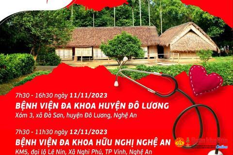 Chương trình “Trái tim cho em” sẽ tới với trẻ em tỉnh Nghệ An  trong 2 ngày 18-19/12/2023
