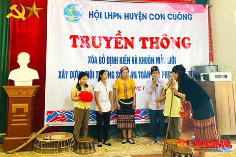 Huyện Con Cuông (tỉnh Nghệ An): Ra mắt các “Tổ truyền thông cộng đồng”