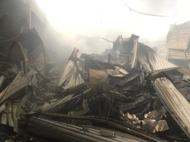 Vụ cháy chợ Khe Tre ở Thừa Thiên Huế: Hơn 335 gian hàng bị hư hại