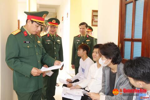 Bộ Chỉ huy Quân sự tỉnh Nghệ An: Kiểm tra công tác khám tuyển nghĩa vụ Quân sự năm 2024