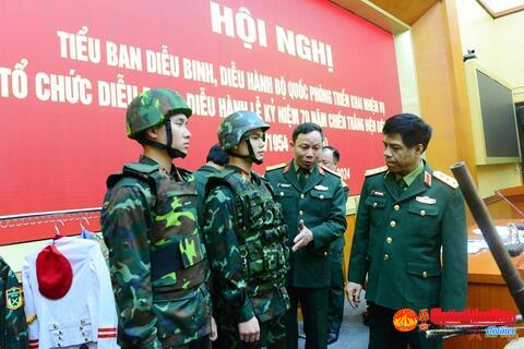 Tổ chức diễu binh, diễu hành trang trọng tại Lễ kỷ niệm 70 năm Chiến thắng Điện Biên Phủ