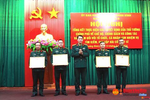 Tỉnh Quảng Bình: Tổng kết thực hiện các quyết định của Thủ tướng Chính phủ về chế độ, chính sách và công tác bảo đảm nhiệm vụ tìm kiếm, quy tập hài cốt liệt sĩ