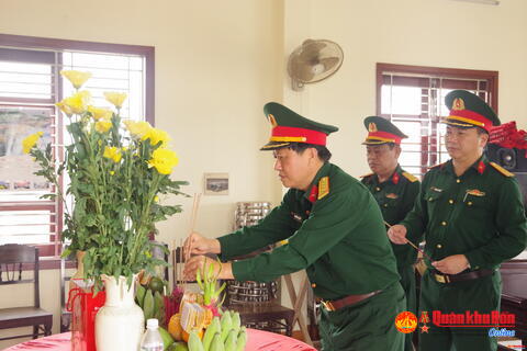Bộ Chỉ huy Quân sự tỉnh Quảng Trị kiểm tra công tác tìm kiếm, quy tập hài cốt liệt sĩ tại xã Hải Lâm