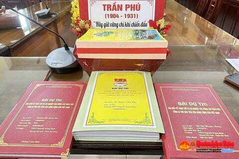 Gần 100.000 học sinh Hà Tĩnh thi tìm hiểu về đồng chí Trần Phú - Tổng Bí thư đầu tiên của Đảng