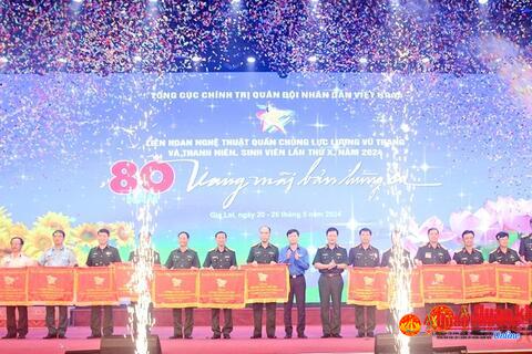 Lực lượng vũ trang tỉnh Hà Tĩnh và Sư đoàn 324 đạt giải Xuất sắc Liên hoan nghệ thuật quần chúng lực lượng vũ trang và thanh niên, sinh viên lần thứ X - khu vực II