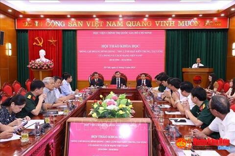 Đồng chí Hoàng Đình Giong - nhà lãnh đạo kiên trung, tài năng của Đảng và cách mạng Việt Nam