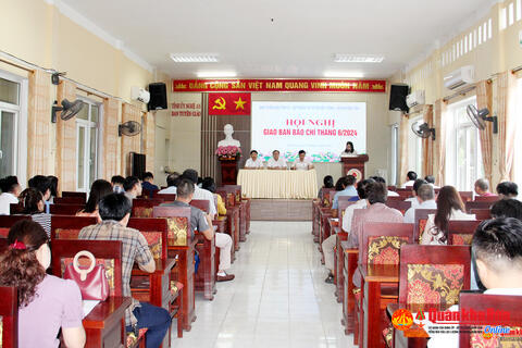 Tỉnh Nghệ An: Hội nghị Giao ban báo chí tháng 6 năm 2024
