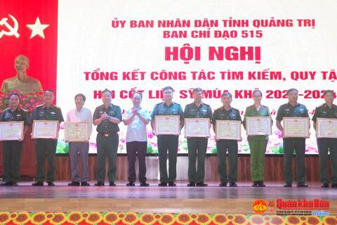 Ban Chỉ đạo 515 tỉnh Quảng Trị: Tổng kết công tác tìm kiếm, quy tập hài cốt liệt sĩ, mùa khô 2023 - 2024