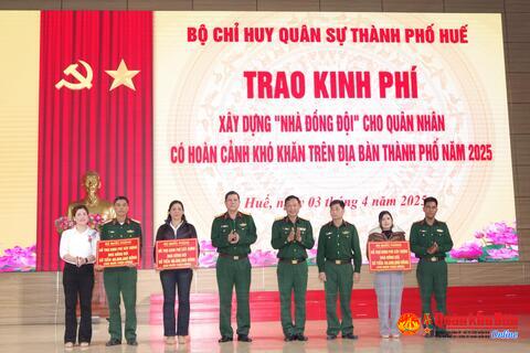 Bộ Chỉ huy Quân sự thành phố Huế triển khai kế hoạch xây dựng nhà ở cho các đối tượng chính sách và hộ nghèo