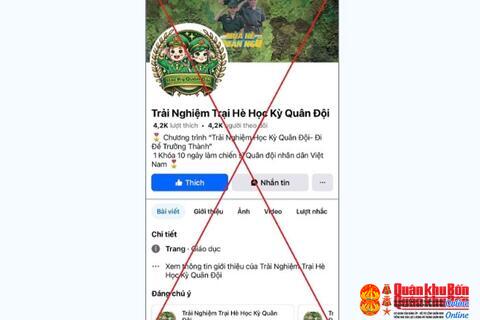 Cảnh giác trò lừa mạo danh “Học kỳ Quân đội”, “Trại hè Công an”
