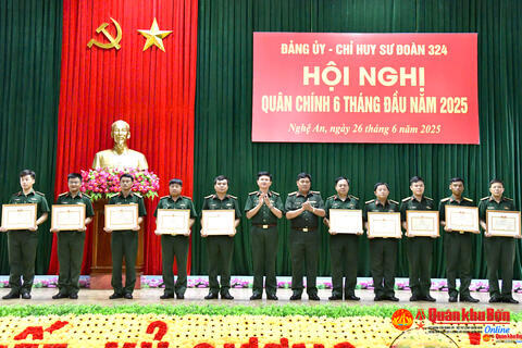 Sư đoàn 324 (Quân khu 4): Hội nghị Quân chính 6 tháng đầu năm 2025
