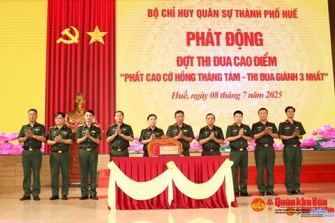 Bộ Chỉ huy Quân sự thành phố Huế: Hội nghị Quân chính 6 tháng đầu năm 2025