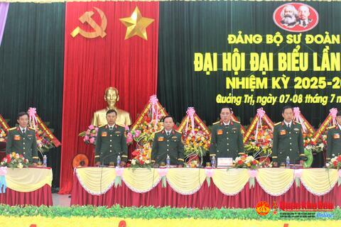 Thiếu tướng Lê Văn Trung chỉ đạo Đại hội Đảng bộ Sư đoàn 968 nhiệm kỳ 2025 – 2030 thành công tốt đẹp