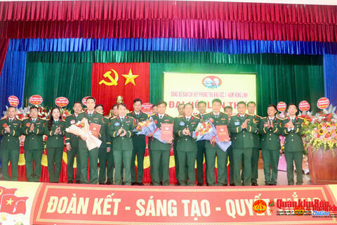 Đảng bộ Ban Chỉ huy phòng thủ khu vực 1 - Nam Hồng Lĩnh Đại hội lần thứ nhất, nhiệm kỳ 2025-2030 thành công tốt đẹp
