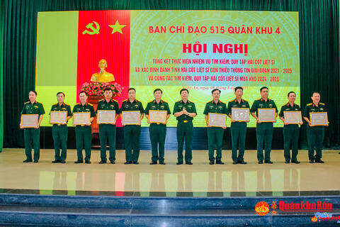 Quân khu 4: Tìm kiếm, quy tập 1.268 hài cốt liệt sĩ