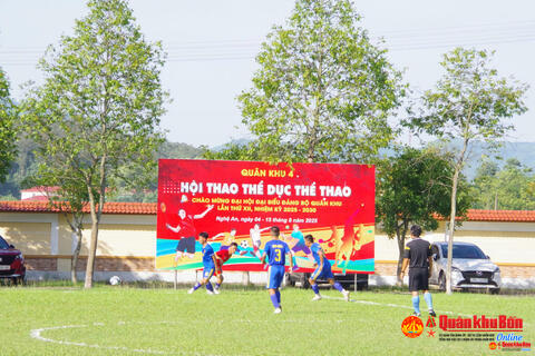 Quân khu 4: Khai mạc hội thao thể dục thể thao