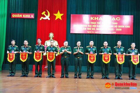 Khai mạc Hội thao Thể dục thể thao Quân khu 4