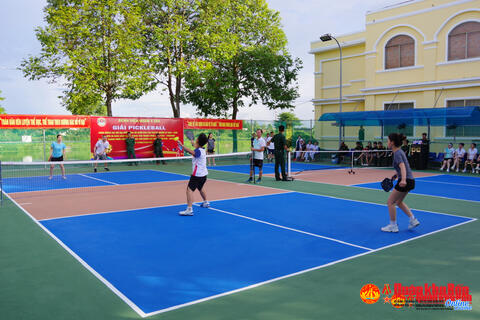 Bệnh viện Quân y 268 (Cục Hậu cần - Kỹ thuật Quân khu 4): Khai mạc giải Pickleball