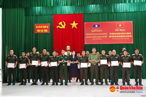 Bộ Chỉ huy Quân sự tỉnh Hà Tĩnh: Hoàn thành tập huấn quân sự tỉnh Bôlykhămxay (Lào) năm 2025