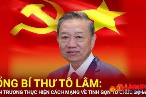 Tinh gọn bộ máy - Biểu tượng của tư duy đổi mới  và hành động quyết liệt