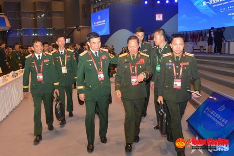 Một số hình ảnh hoạt động của Bộ trưởng Phan Văn Giang tham dự Diễn đàn Hương Sơn Bắc Kinh lần thứ 12