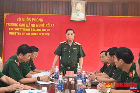 Quân khu 4 khảo sát, nghiên cứu mở rộng Phân hiệu đào tạo của Trường Cao đẳng Nghề số 4