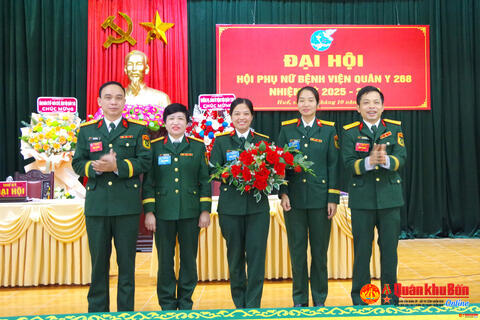 Hội Phụ nữ Bệnh viện Quân y 268: Đại hội nhiệm kỳ 2025 - 2030 thành công tốt đẹp