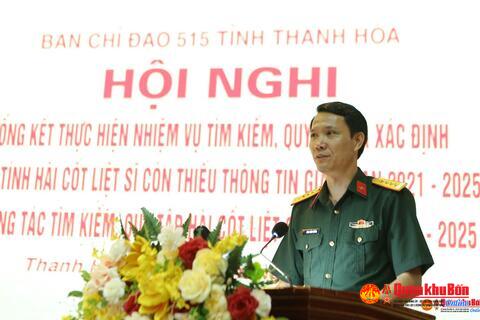 Thanh Hóa: Tổng kết nhiệm vụ tìm kiếm, quy tập và xác định danh tính hài cốt liệt sĩ giai đoạn 2021 – 2025