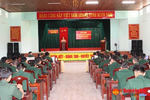 Bộ CHQS thành phố Huế: Tập huấn kỹ năng, nghiệp vụ công tác tham mưu cho cấp ủy, chính quyền địa phương