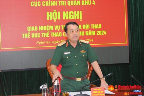 Cục Chính trị Quân khu: Giao nhiệm vụ tham gia Hội thao thể dục thể thao Quân khu năm 2024
