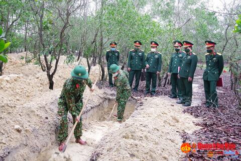 Ban Chỉ đạo 515 Quân khu kiểm tra kết quả khảo sát, tìm kiếm, quy tập hài cốt Liệt sĩ tại Quảng Trị
