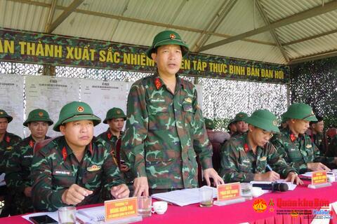 Sư đoàn 968 thông qua phương án thực binh bắn đạn hơi trong diễn tập năm 2025