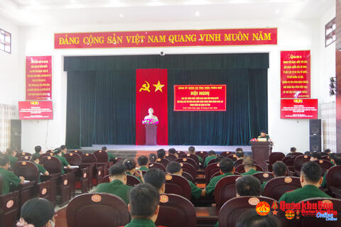 Đảng ủy Quân sự tỉnh Thừa Thiên Huế học tập, quán triệt Nghị quyết Hội nghị Trung ương 5, Khóa XIII